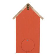 Clayre & Eef | Vogelhuis Rood Bruin 15x10x22 cm | 6H2442