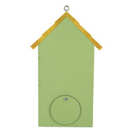Clayre & Eef | Vogelhuis Groen Geel 15x10x22 cm | 6H2443