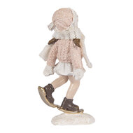 Clayre & Eef | Decoratie Meisje Roze 4x3x10 cm | 6PR5372