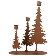Clayre & Eef | Kandelaar Bruin 25x9x33 cm | 6Y5936