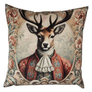 Clayre &amp; Eef   | Kussenhoes Beige Bruin 45x45 cm | CPA21