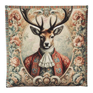 Clayre &amp; Eef   | Kussenhoes Beige Bruin 45x45 cm | CPA21