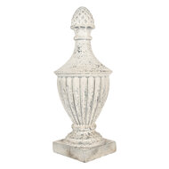 Clayre & Eef | Decoratie Ornament Beige Grijs 26x26x64 cm | 5MG0065