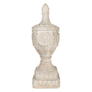 Clayre & Eef | Decoratie Ornament Beige 25x25x75 cm | 5MG0066