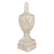 Clayre & Eef | Decoratie Ornament Beige 25x25x75 cm | 5MG0066