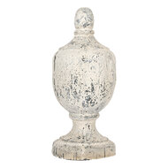 Clayre & Eef | Decoratie Ornament Beige Grijs ø 19x45 cm | 5MG0068