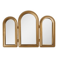 Clayre & Eef | Wandspiegel Goudkleurig 50x2x35 cm | 62S315
