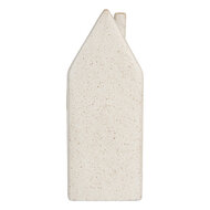 Clayre & Eef | Decoratie Huisje met LED Beige 7x6x19 cm | 6CE2175M