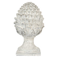Clayre & Eef | Decoratie Dennenappel Beige Grijs ø 23x41 cm | 6MG0120