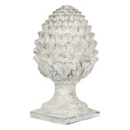 Clayre & Eef | Decoratie Dennenappel Beige Grijs ø 23x41 cm | 6MG0120