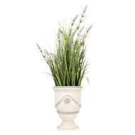 Clayre & Eef | Bloempot Binnen Beige Grijs ø 23x31 cm | 6MG0121