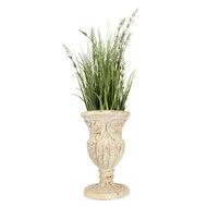 Clayre & Eef | Bloempot Binnen Beige Bruin ø 27x43 cm | 6MG0122