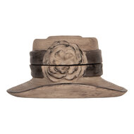 Clayre & Eef | Sieradendoos Hoed Bruin ø 22x11 cm | 6PR5545