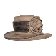 Clayre & Eef | Sieradendoos Hoed Bruin ø 22x11 cm | 6PR5545