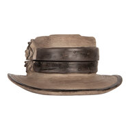Clayre & Eef | Sieradendoos Hoed Bruin ø 22x11 cm | 6PR5545