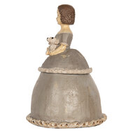 Clayre & Eef | Decoratie Vrouw Beige Grijs 19x16x22 cm | 6PR5547