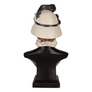 Clayre & Eef | Decoratie Buste Vrouw Beige Bruin 27x21x48 cm | 6PR5549