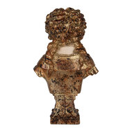 Clayre & Eef | Decoratie Buste Vrouw Beige Bruin 18x12x30 cm | 6PR5563
