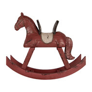 Clayre & Eef | Decoratie Hobbelpaard Roze 39x12x33 cm | 6PR5580