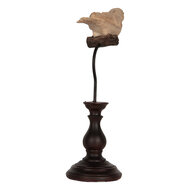 Clayre & Eef | Decoratie Vogel Beige Bruin 12x7x21 cm | 6PR5587