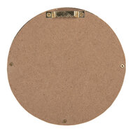 Clayre & Eef | Wandspiegel Goudkleurig ø 13x2 cm | 62S310