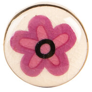 Clayre & Eef | Deurknop Beige Roze ø 3x3 cm / S3 cm | 66276