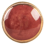 Clayre & Eef | Deurknop Rood Goudkleurig ø 3x3 cm / S3 cm | 66281BU