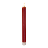 Clayre & Eef | Kaars met LED set van 2 Roze ø 2x25 cm / 2xAAA | 6CA0002R