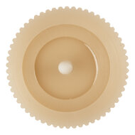 Clayre & Eef | Kaars met LED Beige ø 8x13 cm / 2xAA | 6CA0003BE