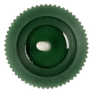 Clayre & Eef | Kaars met LED Groen ø 8x13 cm / 2xAA | 6CA0003DGR