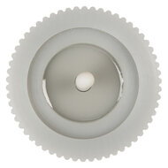 Clayre & Eef | Kaars met LED Grijs ø 8x13 cm / 2xAA | 6CA0003G
