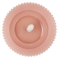 Clayre & Eef | Kaars met LED Roze ø 8x13 cm / 2xAA | 6CA0003P