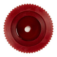 Clayre & Eef | Kaars met LED Rood ø 8x13 cm / 2xAA | 6CA0003R