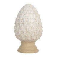 Clayre & Eef | Decoratie Dennenappel Beige ø 9x15 cm | 6CE2179