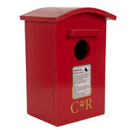 Clayre & Eef | Vogelhuis Rood Wit 14x12x21 cm | 6H2457