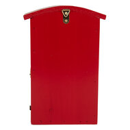 Clayre & Eef | Vogelhuis Rood Wit 14x12x21 cm | 6H2457