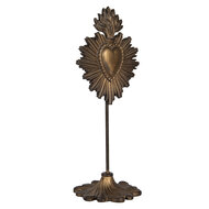 Clayre & Eef | Decoratie Ornament Goudkleurig Bruin 10x8x23 cm | 6PR5292