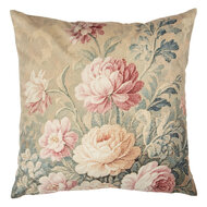 Clayre & Eef | Kussenhoes Beige Roze 45x45 cm | CPA23