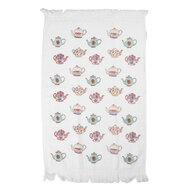 Clayre & Eef | Gastendoekje Wit Blauw 40x66 cm | CT035