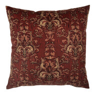 Clayre & Eef | Kussenhoes Rood Geel 45x45 cm | KT021.427