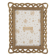 Clayre & Eef | Fotolijst Goudkleurig 18x3x23 cm / 13x18 cm | 2F1350M