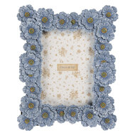 Clayre &amp; Eef   | Fotolijst Blauw Groen 22x3x27 cm / 13x18 cm | 2F1366M