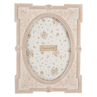 Clayre &amp; Eef   | Fotolijst Roze 17x2x23 cm / 13x18 cm | 2F1368M