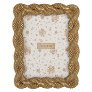 Clayre & Eef | Fotolijst Goudkleurig 17x2x22 cm / 13x18 cm | 2F1374M