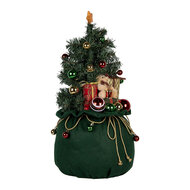 Clayre &amp; Eef   | Decoratie Kertboom met LED Groen &oslash; 30x68 cm / 3xAA | 50830
