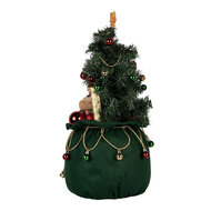 Clayre &amp; Eef   | Decoratie Kertboom met LED Groen &oslash; 30x68 cm / 3xAA | 50830