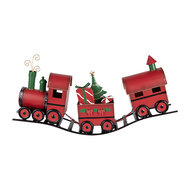 Clayre &amp; Eef   | Decoratie Trein Rood 63x13x31 cm | 5Y1294