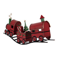 Clayre &amp; Eef   | Decoratie Trein Rood 63x13x31 cm | 5Y1294