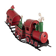 Clayre &amp; Eef   | Decoratie Trein Rood 63x13x31 cm | 5Y1294