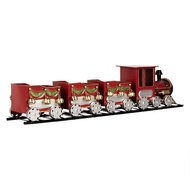 Clayre &amp; Eef   | Decoratie Trein Rood 58x12x14 cm | 5Y1299